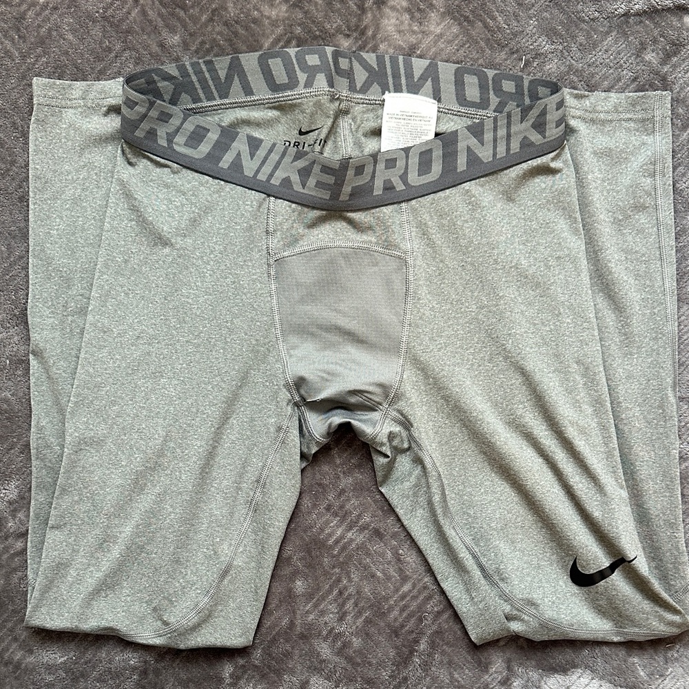 Nike Gray Pro sports leggings
